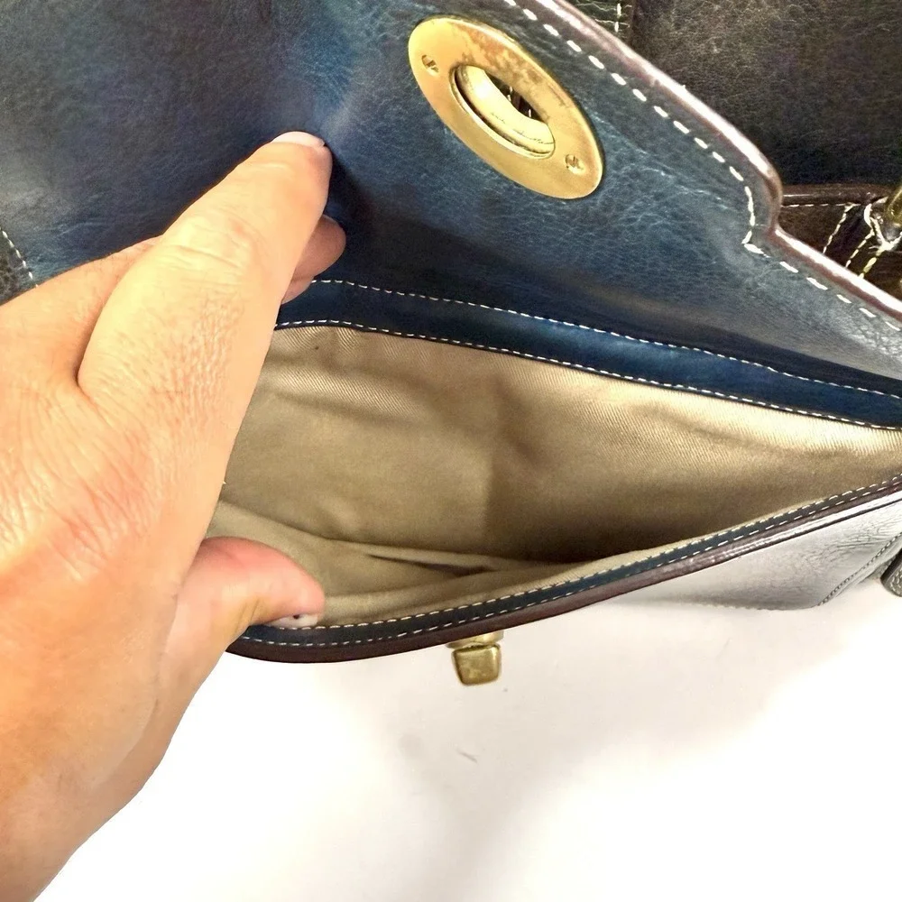 Coach Bag - Hamptons Vintage Miranda Leather Satchel Purse  - No 11085 2007 Y2K